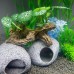 Декорация для аквариума "Грот с растением" (для аквариумов и террариумов), #А-01