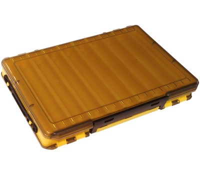 Коробка Kosadaka TB-S31A-Y, 34x21.5x5см для воблеров, двухсторонняя, жёлтая