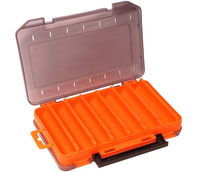 Коробка Kosadaka TB-S31D-OR, 20x13.5x3.5см для воблеров, двухсторонняя, оранжевая
