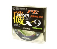 Шнур плетен. Kosadaka "SUPER LINE PE X9" 150м, цв. light green;