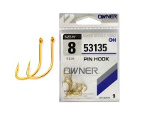 Крючок Owner 53135 Gold №10 Pin Hook (10шт.)