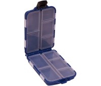Коробка-раскладушка Kosadaka "Портсигар" TB-S14-BLU, 8.5x5x2см для мелочей, синяя