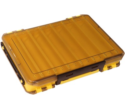 Коробка Kosadaka TB-S31B-Y, 27x19x5см для воблеров, двухсторонняя, жёлтая