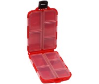 Коробка-раскладушка Kosadaka "Портсигар" TB-S14-R, 8.5x5x2см для мелочей, красная