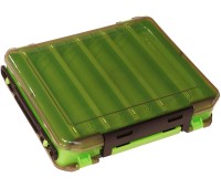 Коробка Kosadaka TB-S31C-GRN, 20x17.5x5см для воблеров, двухсторонняя, зелёная