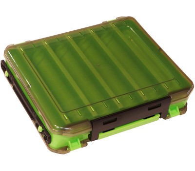 Коробка Kosadaka TB-S31C-GRN, 20x17.5x5см для воблеров, двухсторонняя, зелёная