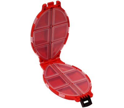 Коробка-раскладушка Kosadaka "Черепеха" TB-S15-R, 10x6.5x2см для мелочей, красная