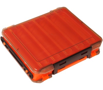 Коробка Kosadaka TB-S31C-OR, 20x17.5x5см для воблеров, двухсторонняя, оранжевая